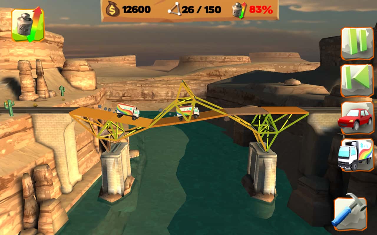 #4. Bridge Constructor Playground (GOG) Bởi: Headup
