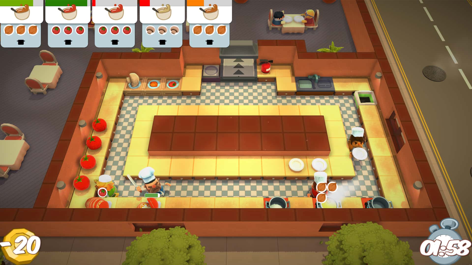 #8. Overcooked: Gourmet Edition (GOG) От: Team17 Digital LTD.