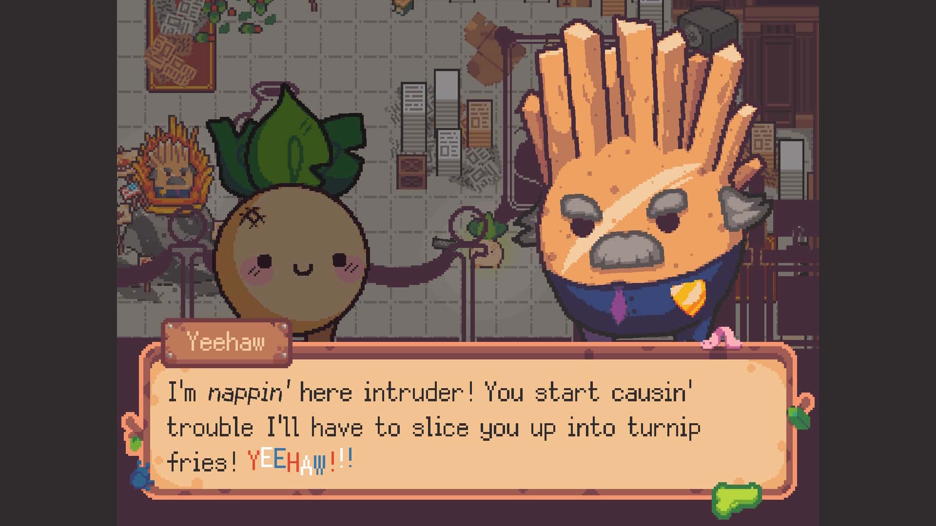 #7. Turnip Boy Robs a Bank (GOG) 由: Graffiti Games