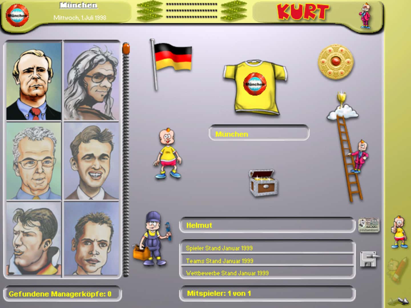 #1. KURT - DER FUSSBALLMANAGER (GOG) 由: UniqueGames Publishing GmbH