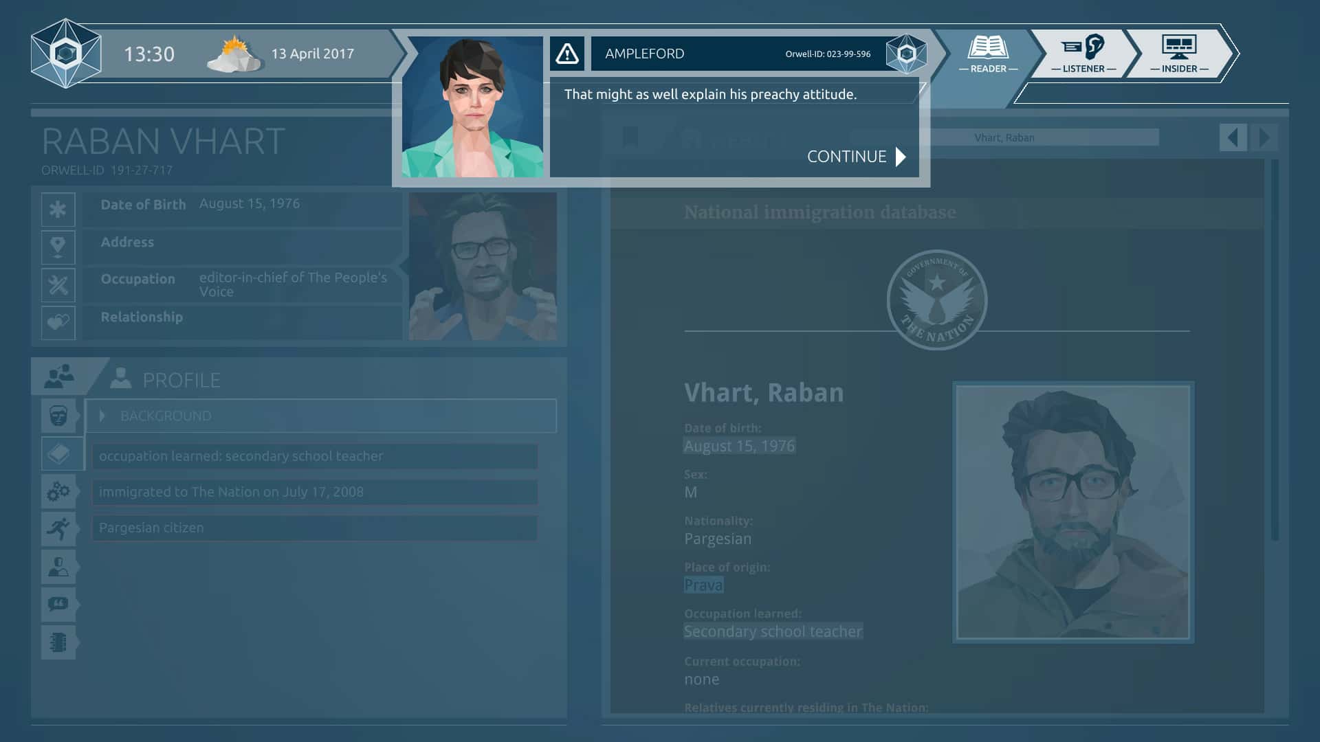 #1. Orwell: Ignorance is Strength Original Soundtrack (GOG) Bởi: Osmotic Studios