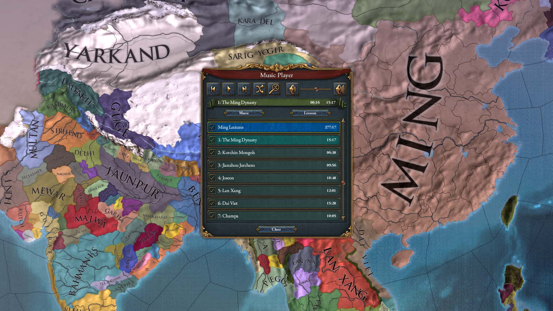 #5. Europa Universalis IV: China History Lessons (GOG) Podle: Paradox Interactive