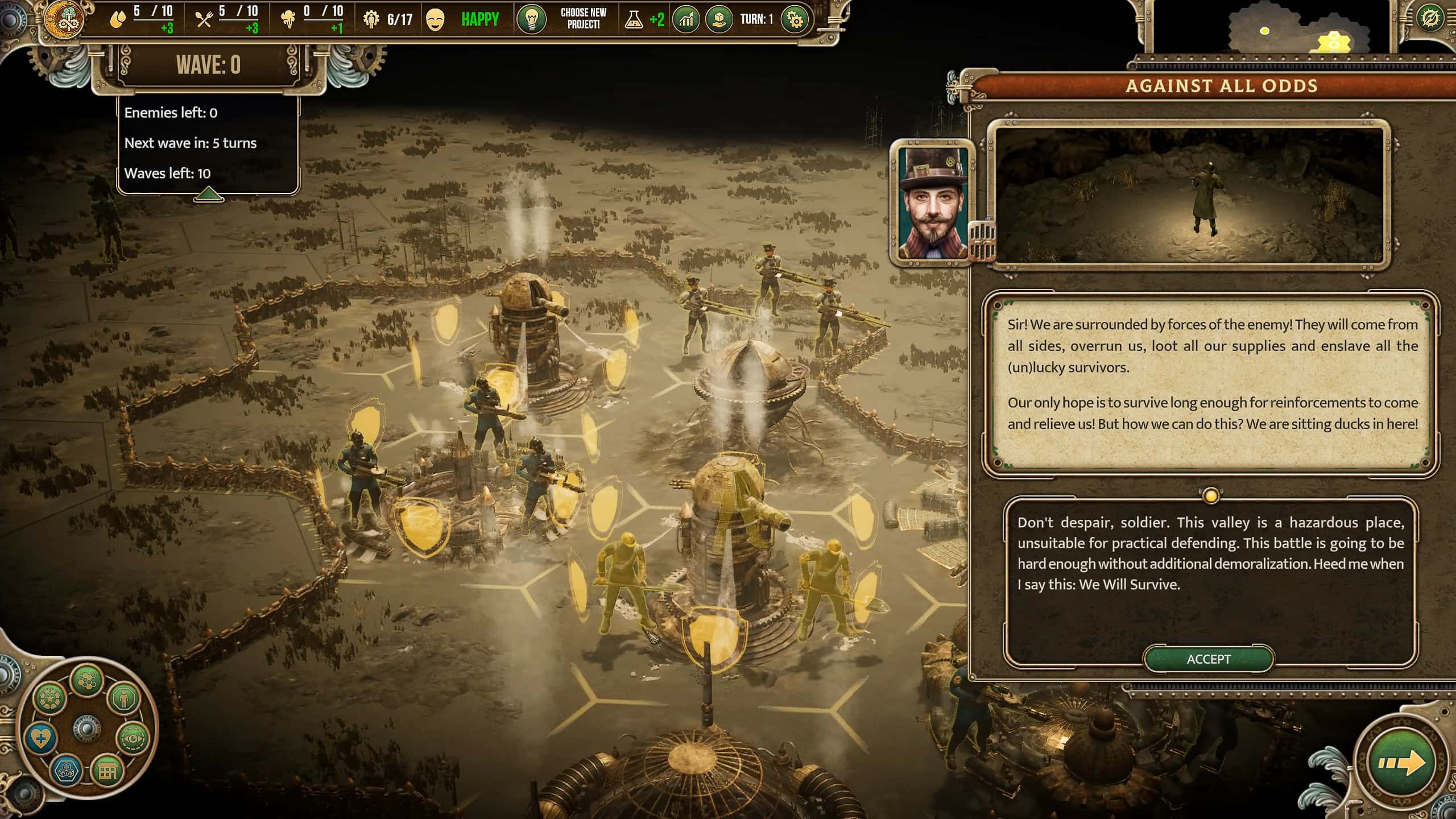 #3. Punk Wars: Hold the Line (GOG) بواسطة: Jujubee S.A., Strategy Forge S.A.