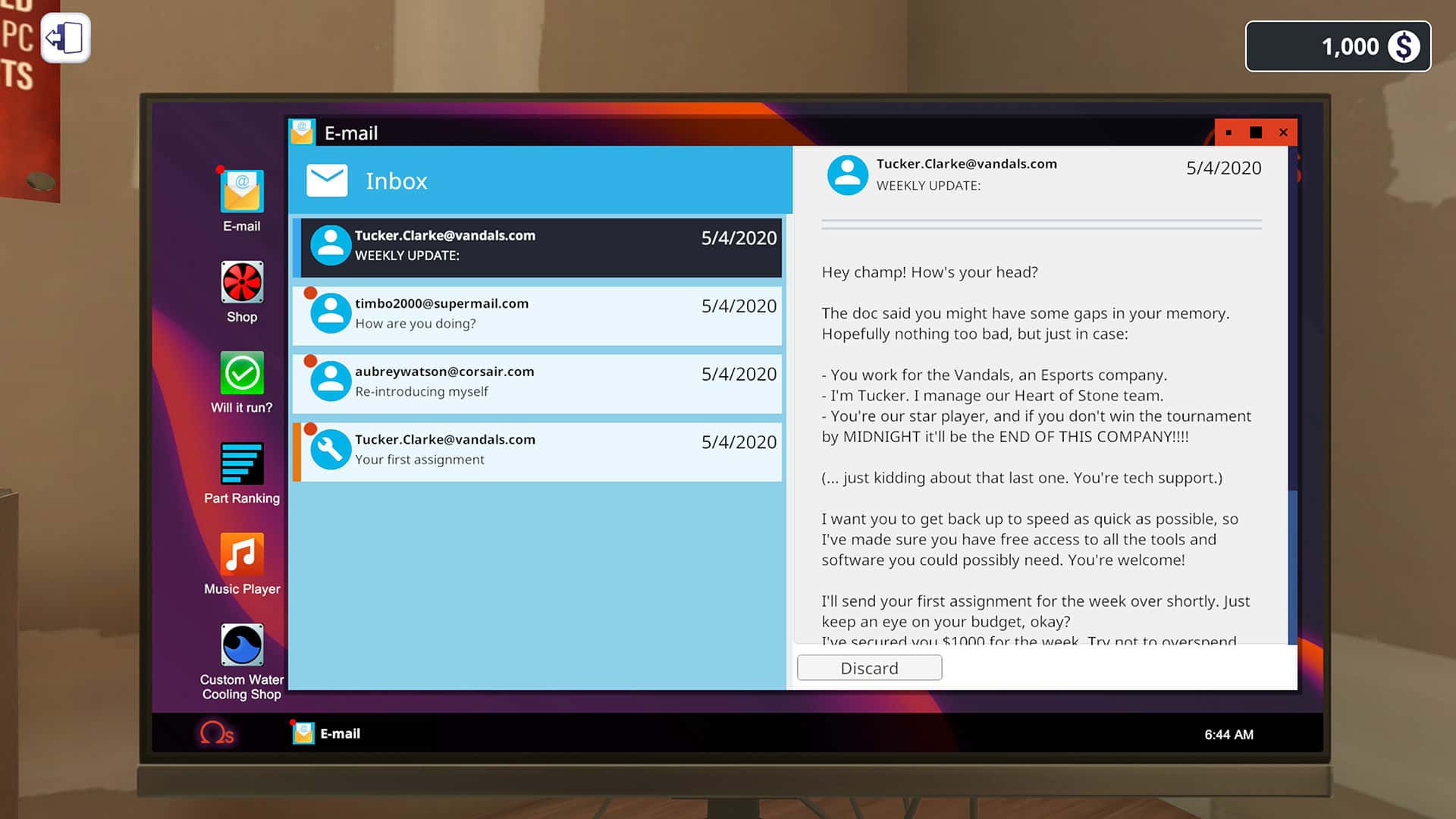 #1. PC Building Simulator - Esports Expansion (GOG) От: The Irregular Corporation