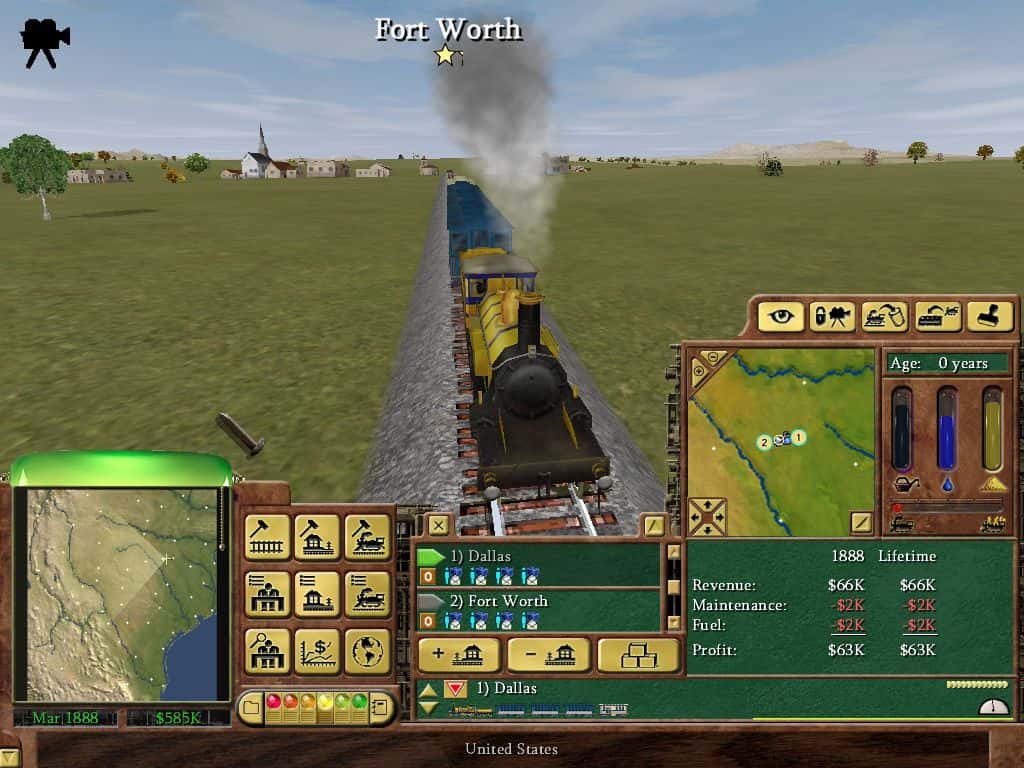 #9. Railroad Tycoon 3 (GOG) 由: 2K Games