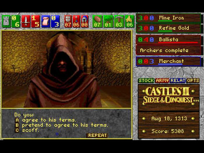 #3. Castles 1+2 (GOG) By: Interplay