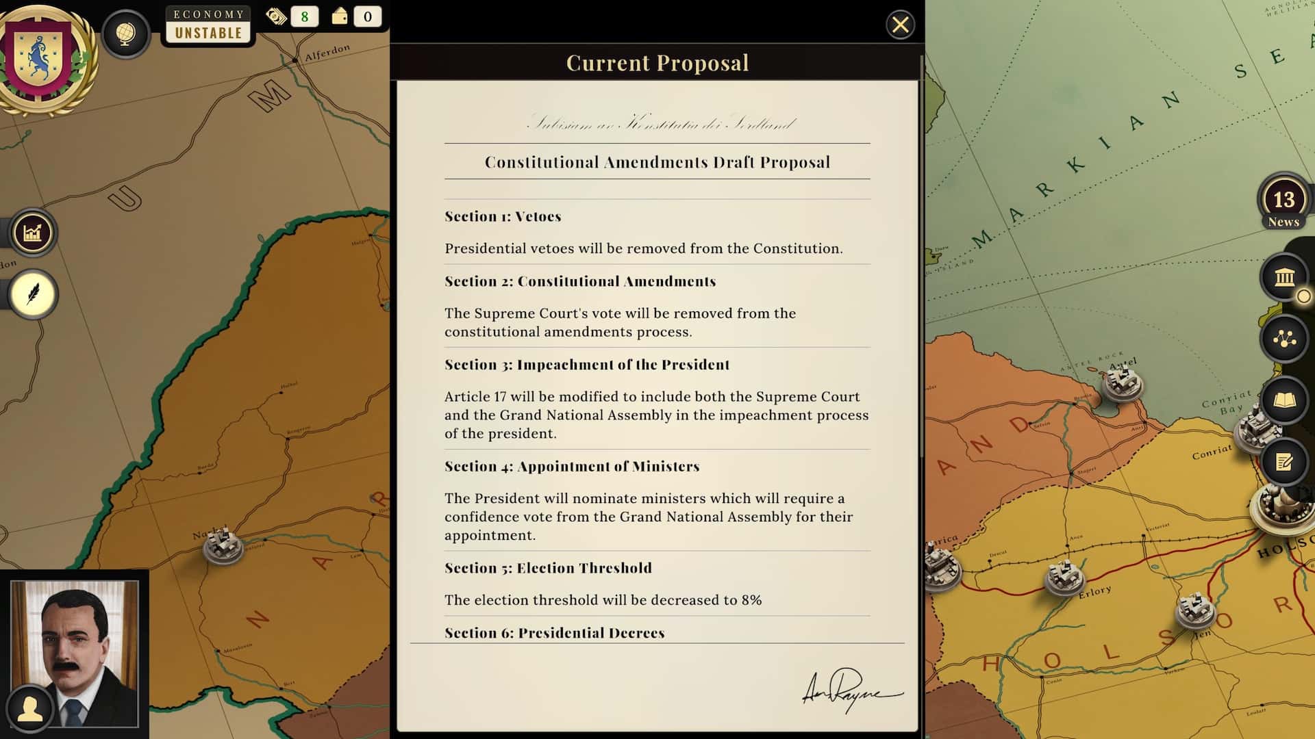 #3. Suzerain - Supporter Edition (GOG) Podle: Torpor Games