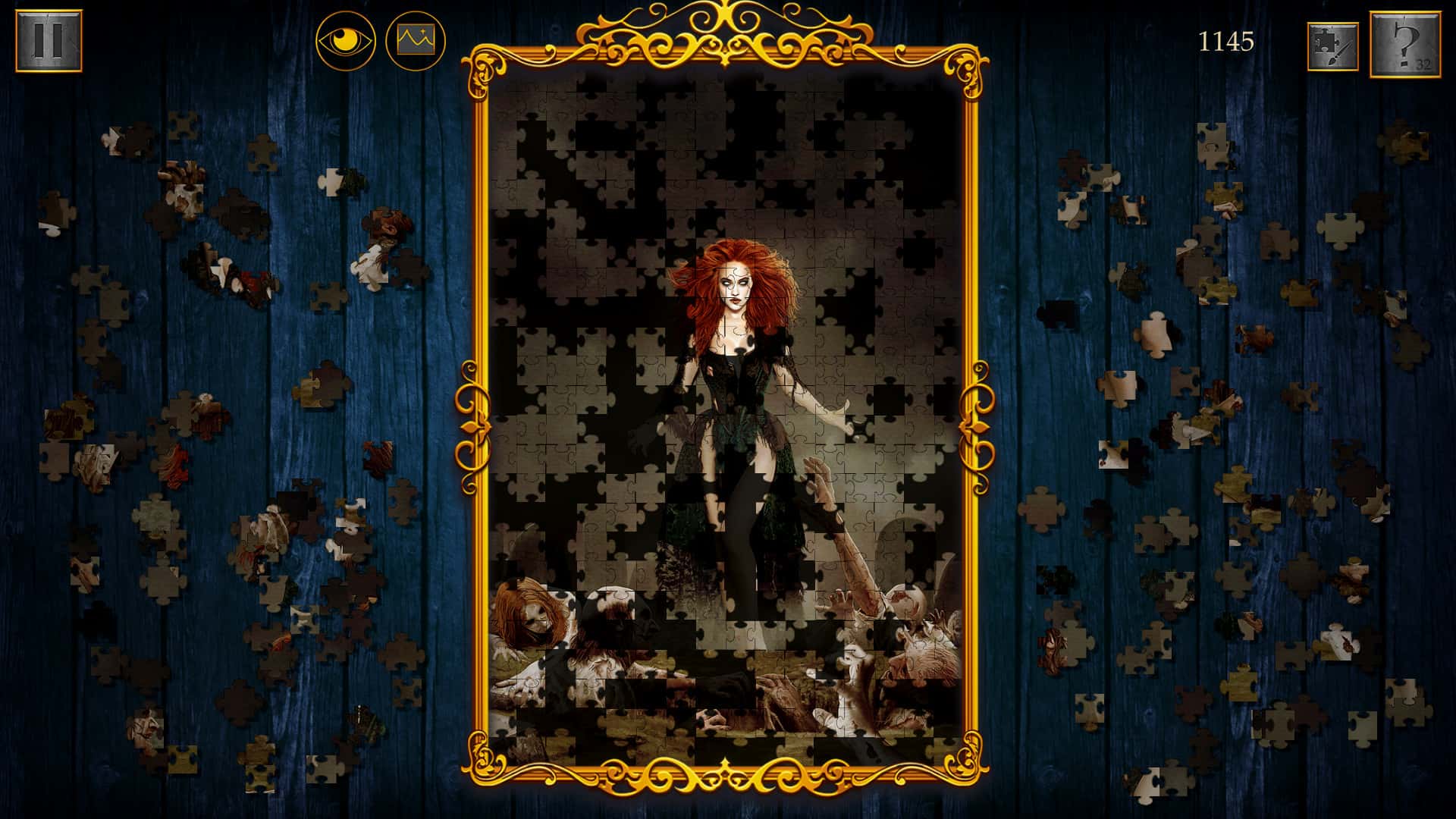 #5. Dark Fantasy: Epic Jigsaw Puzzle (GOG) 由: MediBang Games