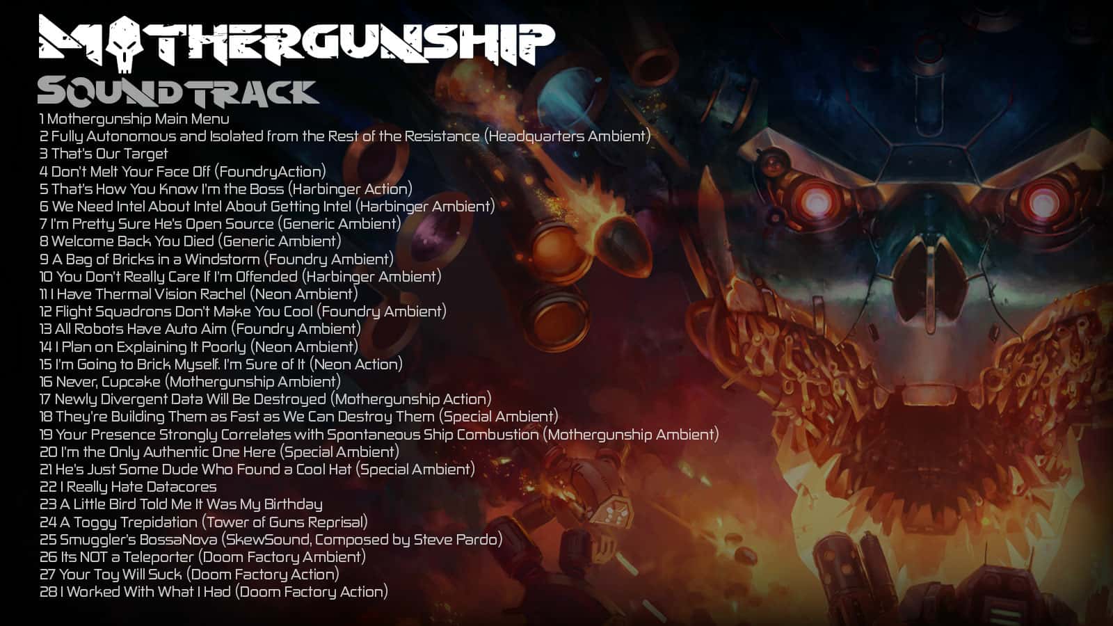 MOTHERGUNSHIP OST (GOG) De: Versus Evil