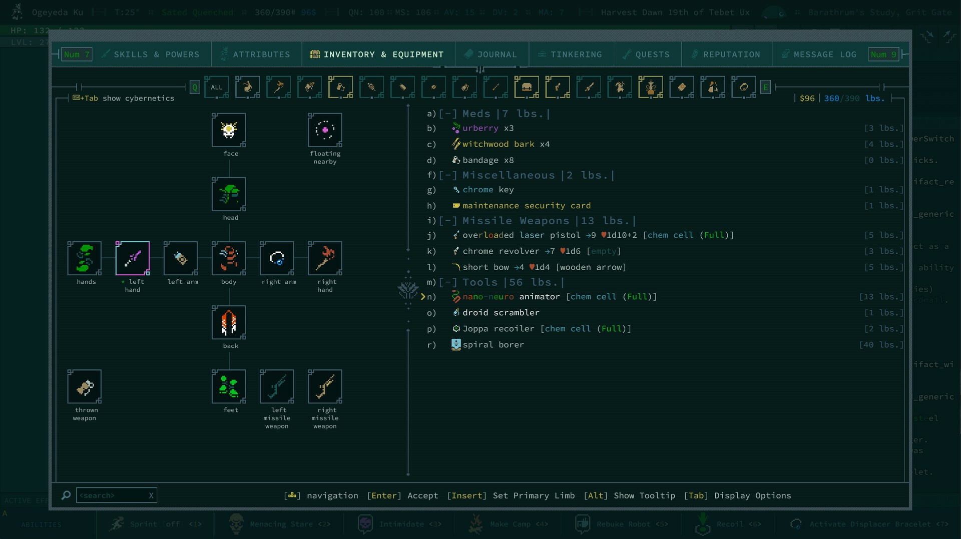 Captura 2 de 8 de Caves of Qud