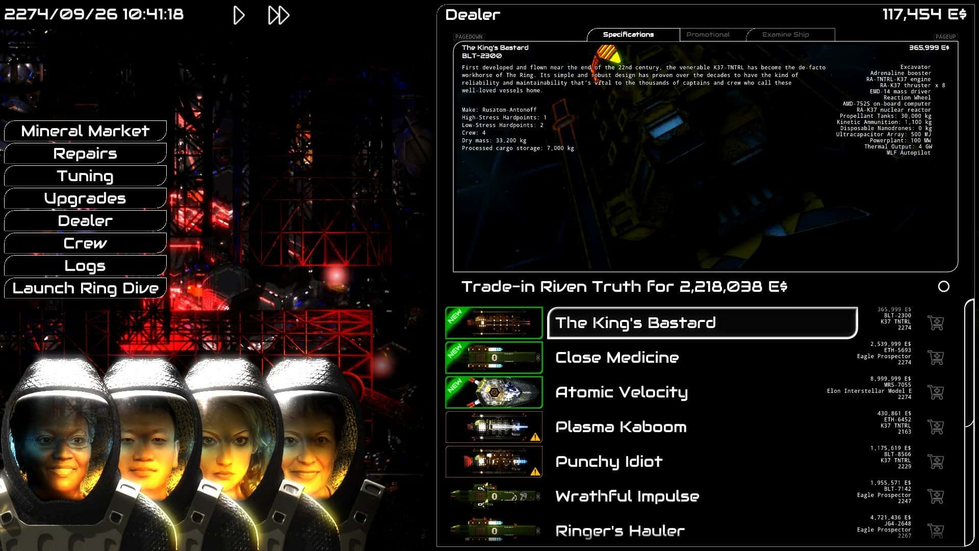 #3. ΔV: Rings of Saturn - Space Furry Edition (GOG) 来自: Kodera Software, Kurki.games