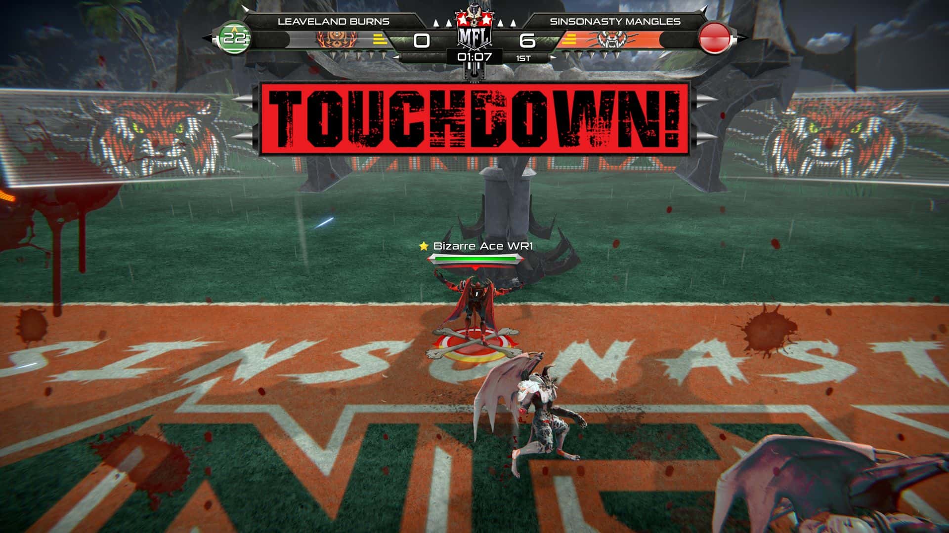 #7. Mutant Football League - Sinsonasty Mangles (GOG) De: Digital Dreams Entertainment Inc.