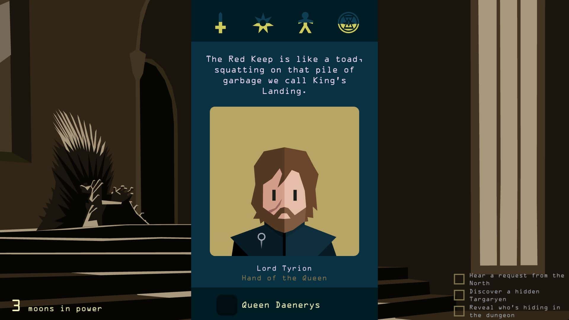 #3. Reigns: Game of Thrones (GOG) Podle: Devolver Digital