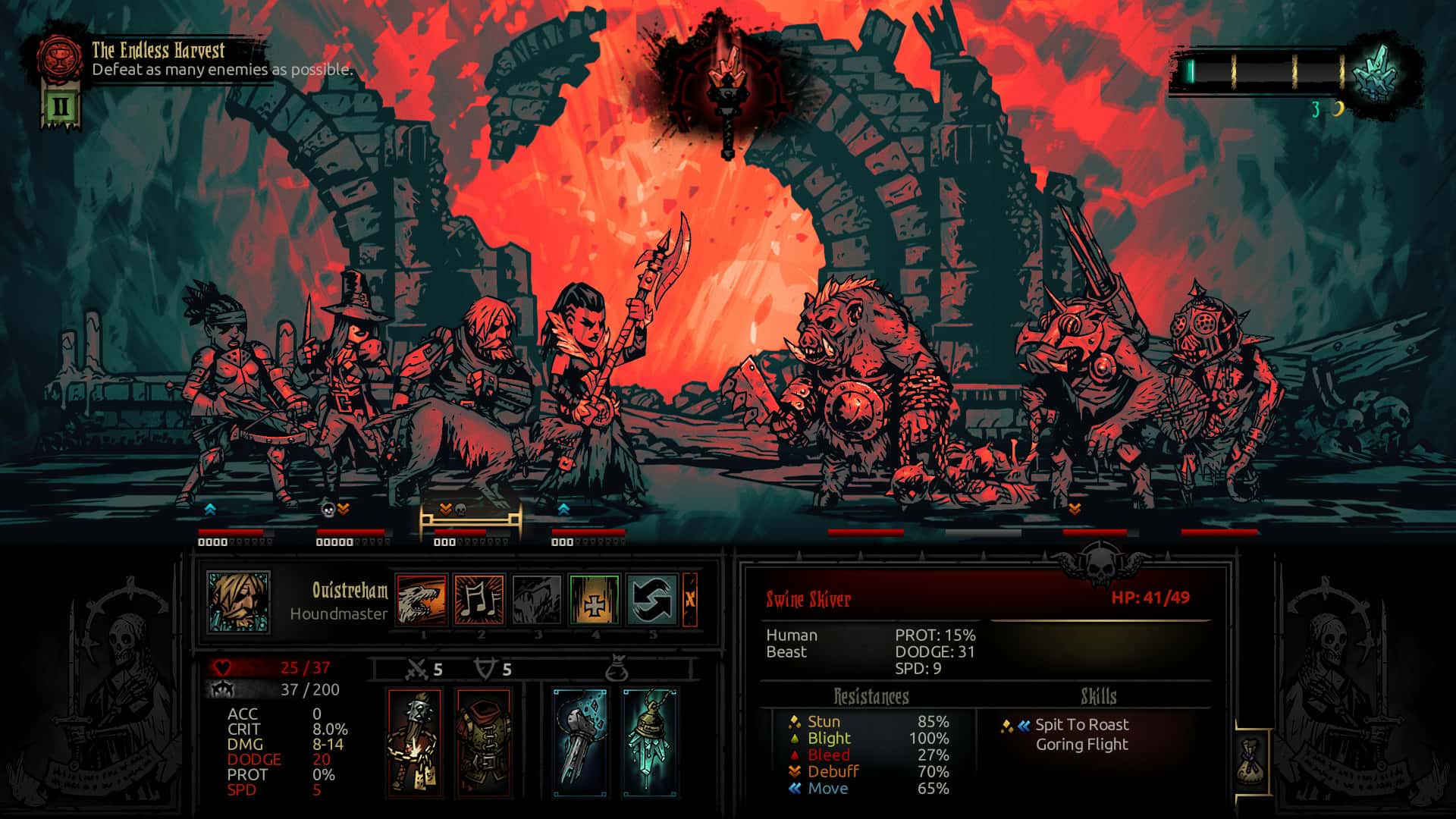 #2. Darkest Dungeon®: The Color Of Madness (GOG) 由: Red Hook Studios