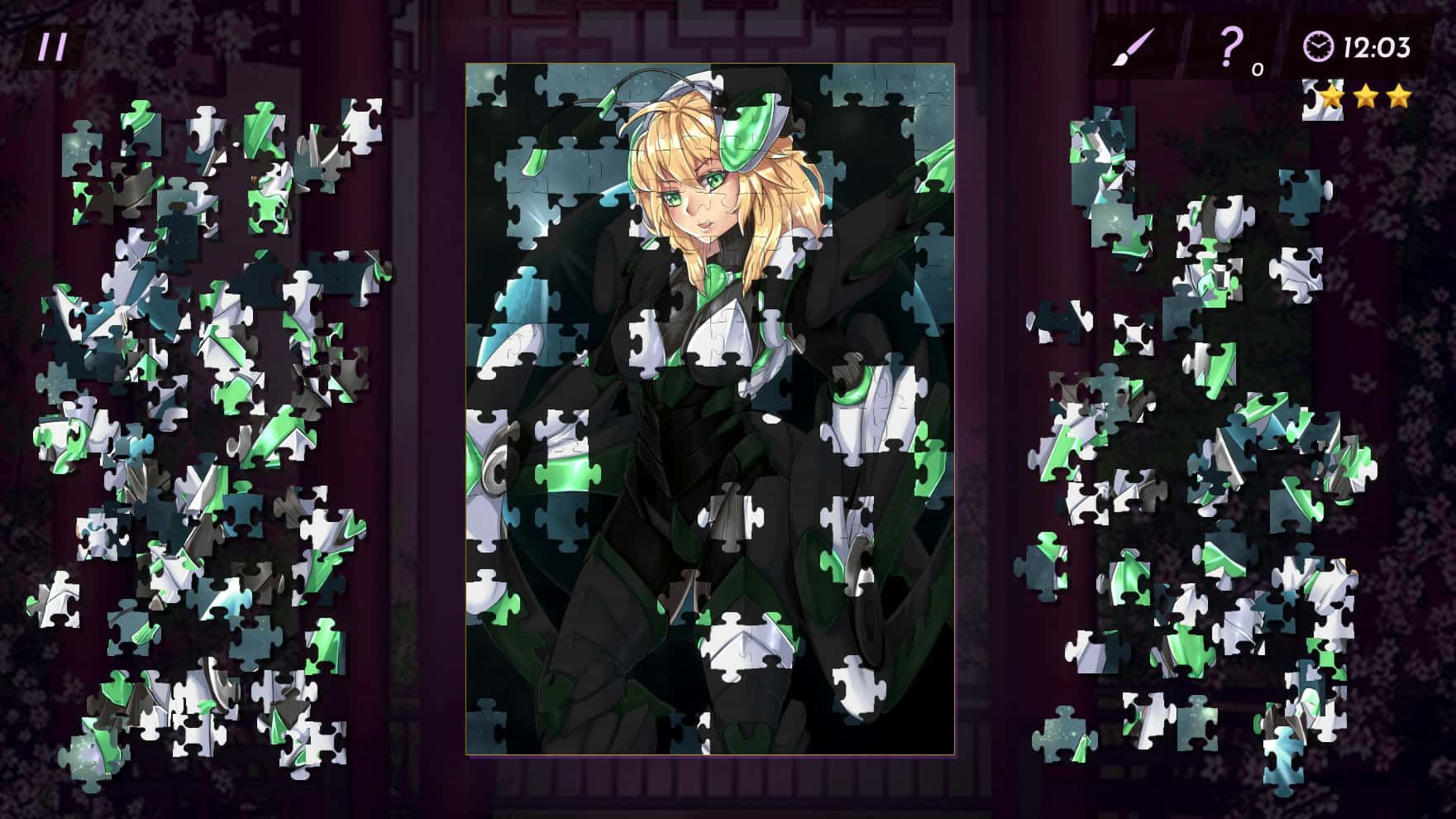 #4. Hentai Jigsaw Puzzle (GOG) Podle: MediBang Games