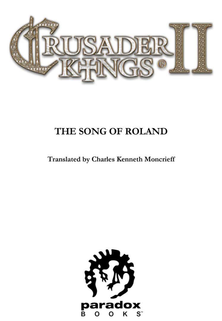 #1. E-book - Crusader Kings II: The Song of Roland (GOG) 由: Paradox Interactive