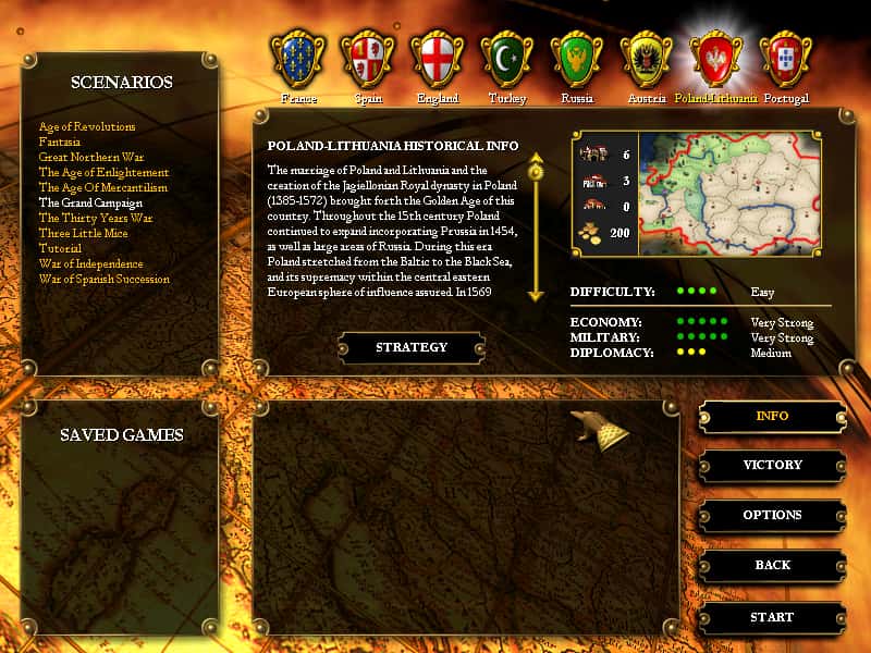 #6. Europa Universalis (GOG) Podle: Paradox Interactive