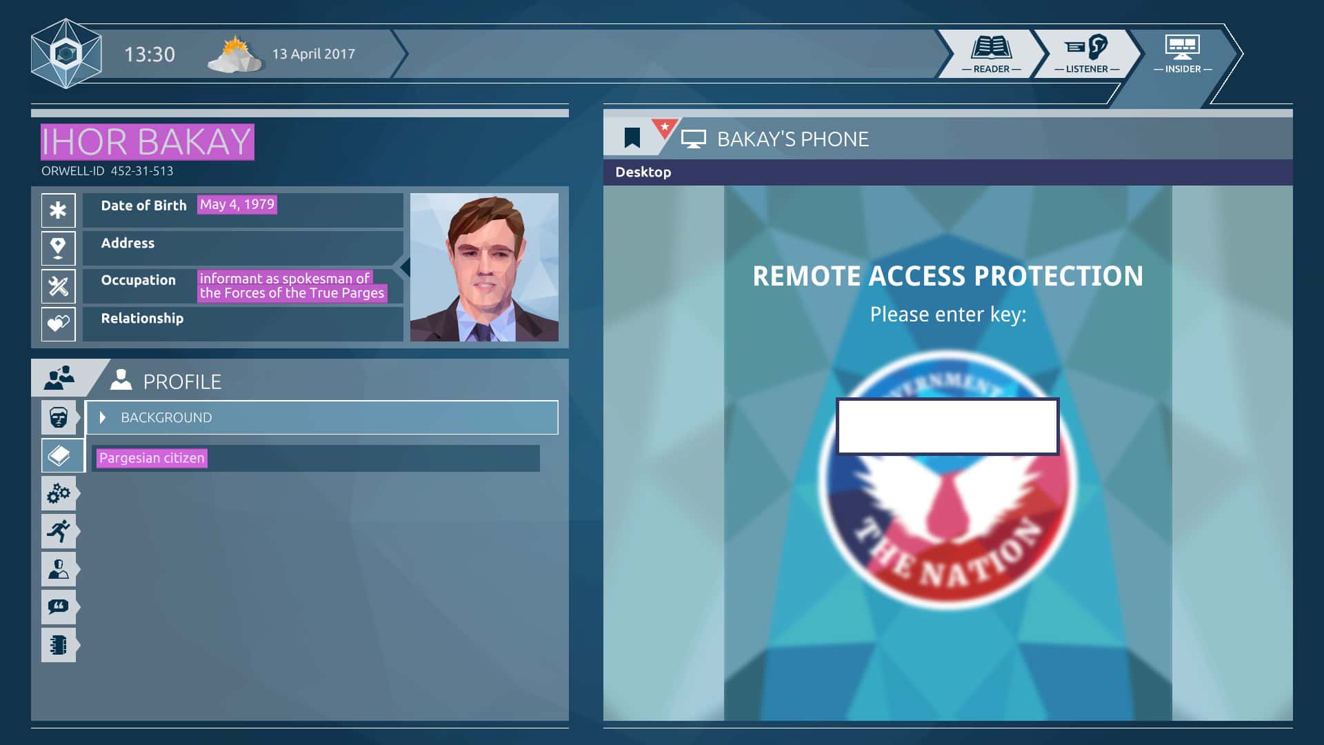 #3. Orwell: Ignorance is Strength Original Soundtrack (GOG) Bởi: Osmotic Studios