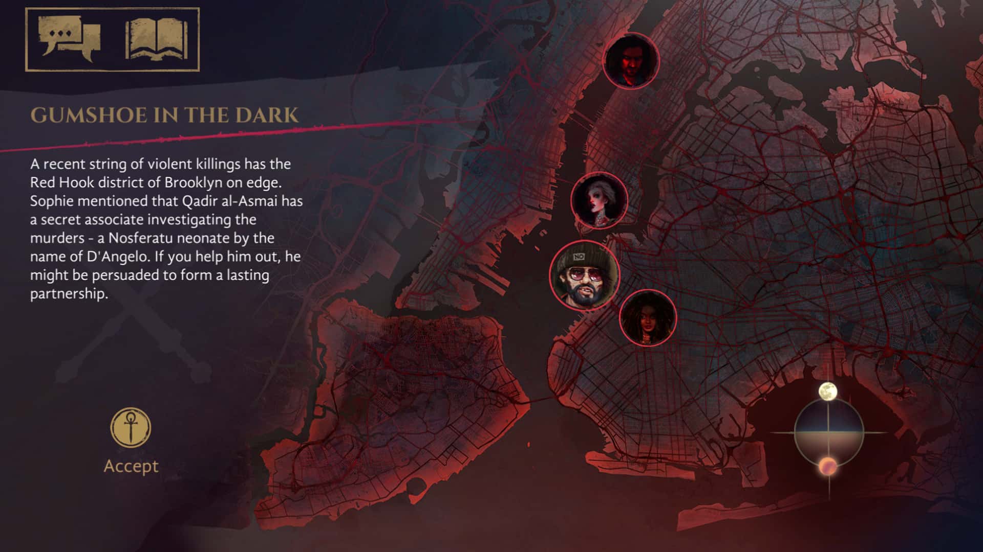 #4. Vampire: The Masquerade - Coteries of New York (GOG) By: Dear Villagers