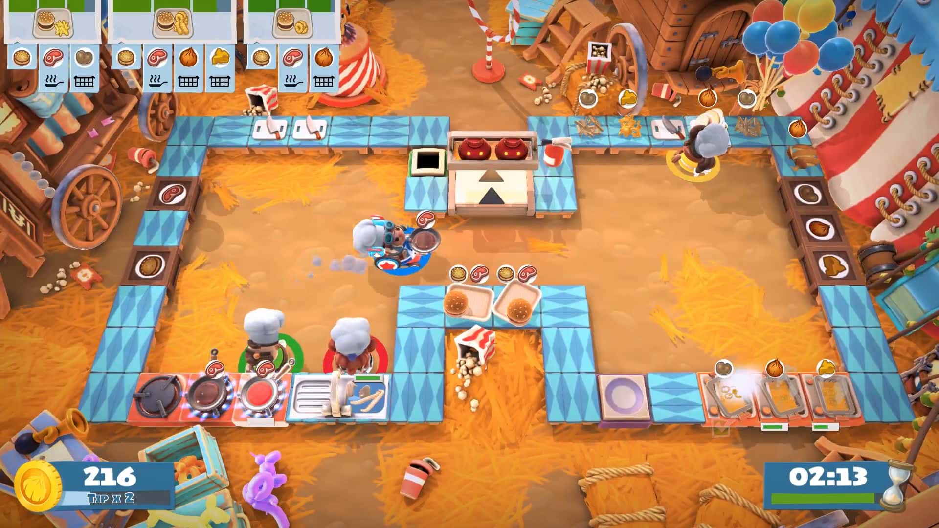#1. Overcooked! 2 - Carnival of Chaos (GOG) 由: Team17 Digital LTD.