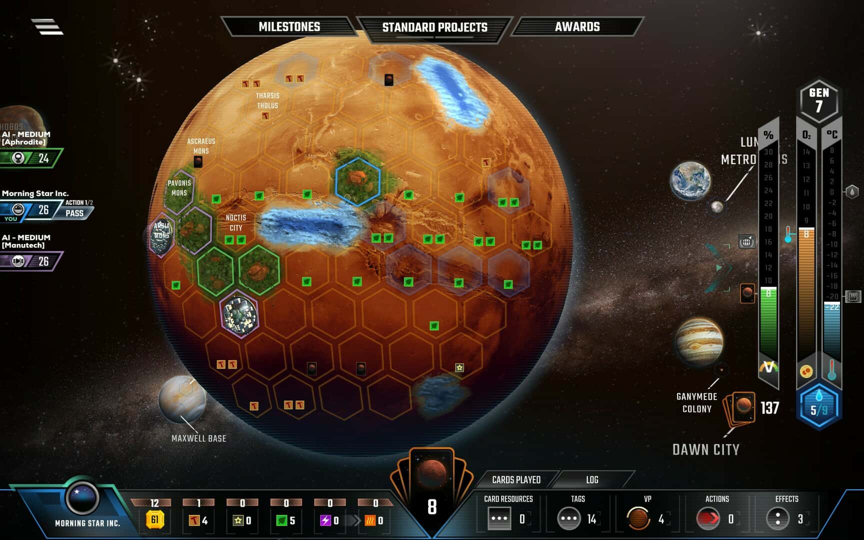 #3. Terraforming Mars - Venus Next (GOG) От: Twin Sails Interactive