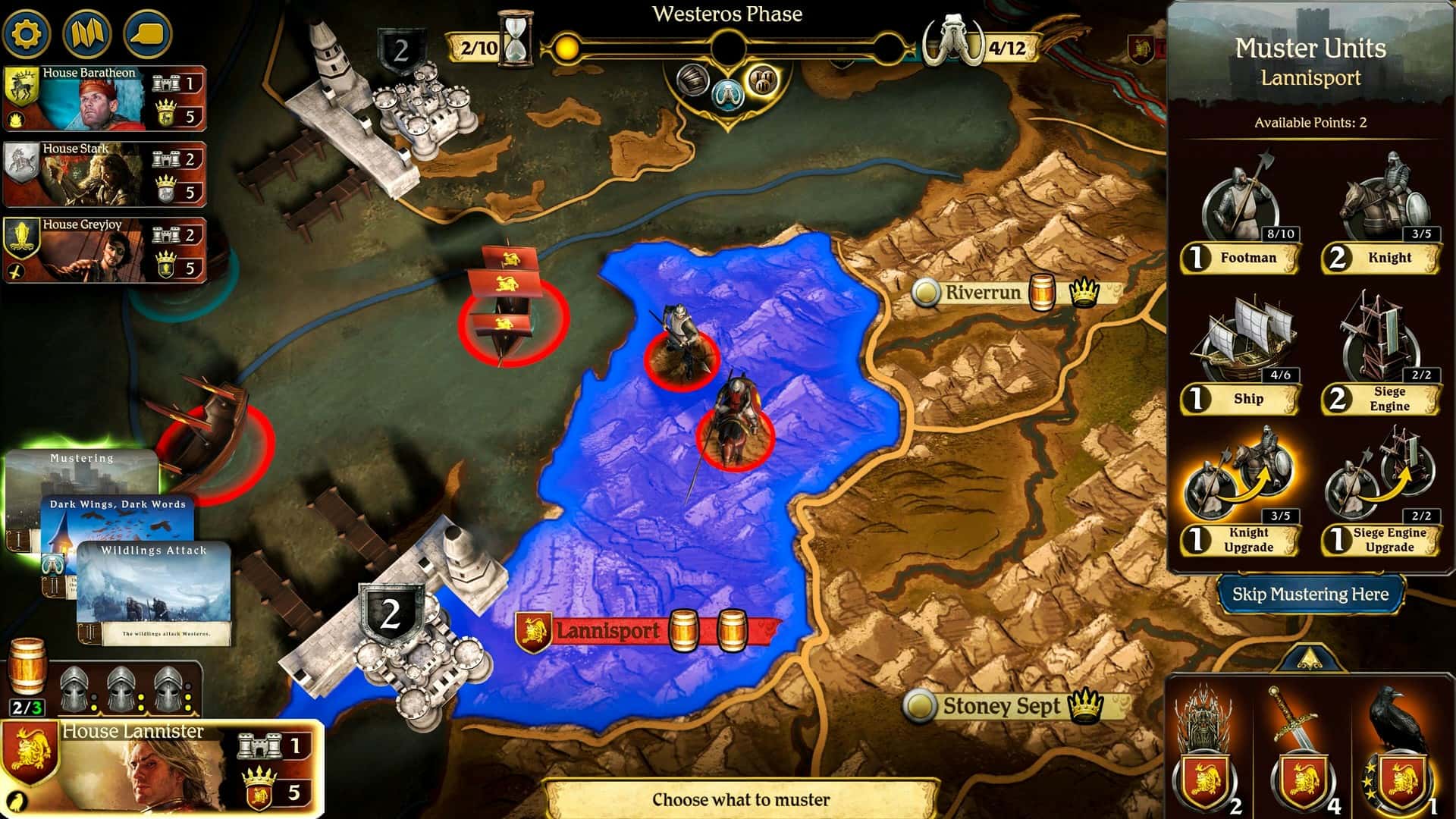 #4. A Game of Thrones: The Board Game (GOG) โดย: Twin Sails Interactive