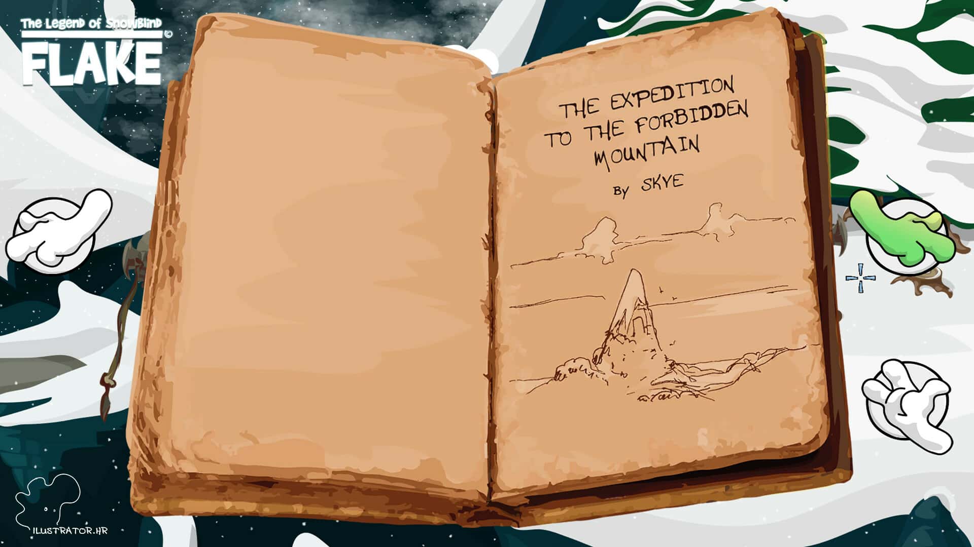 #5. FLAKE The Legend of Snowblind Demo (GOG) Bởi: Ilustrator.hr