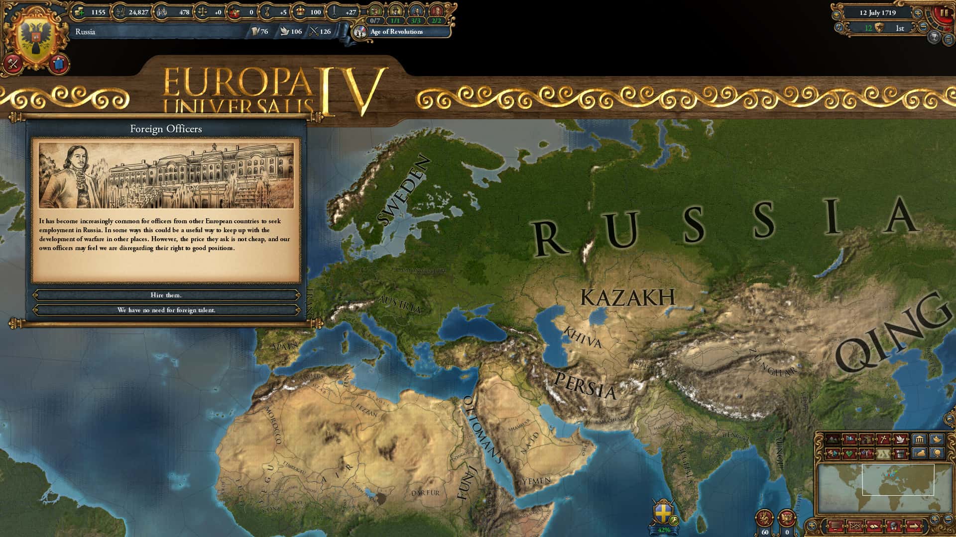 #6. Immersion Pack - Europa Universalis IV: Third Rome (GOG) By: Paradox Interactive