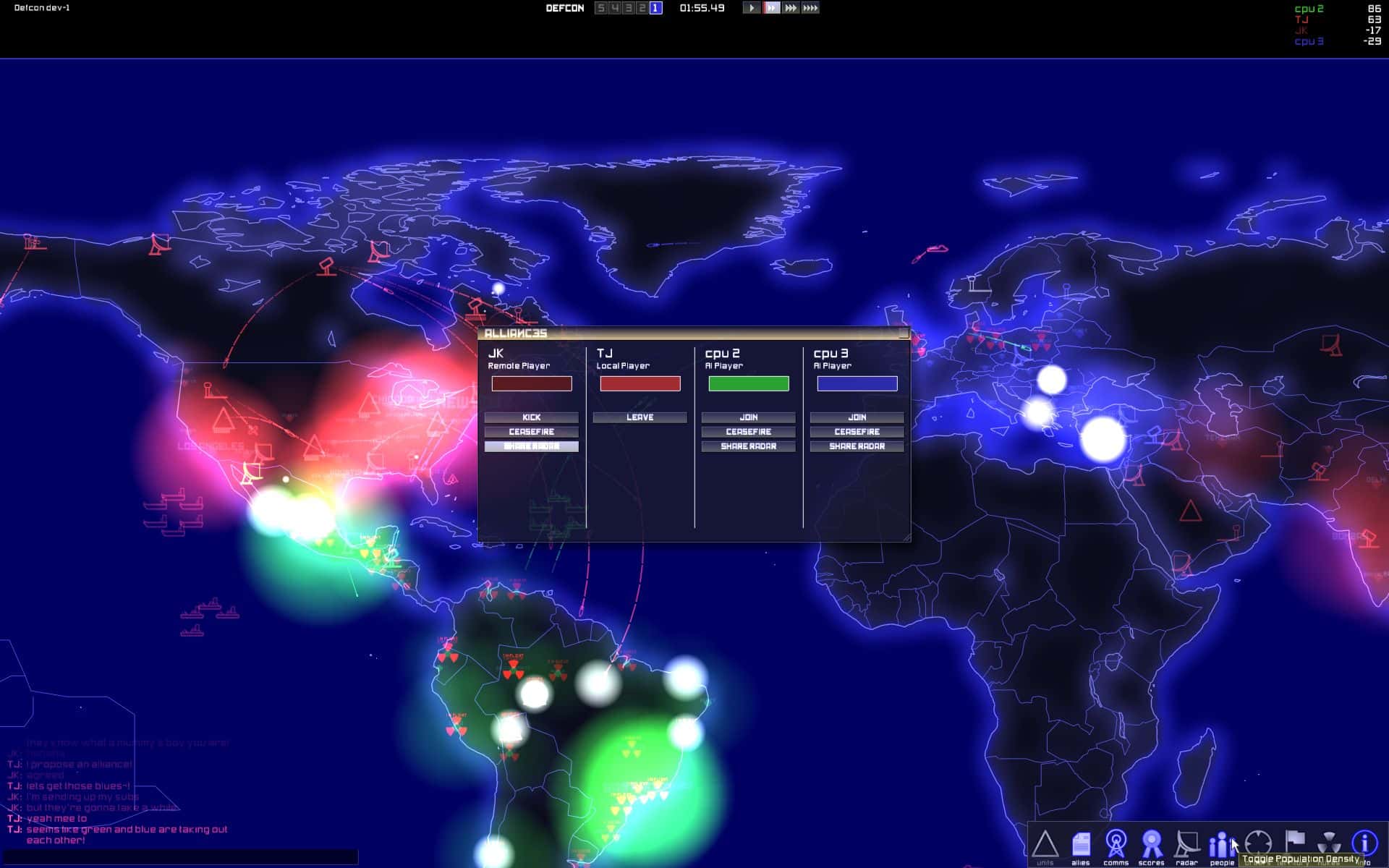 #1. DEFCON (GOG) 게시자: Introversion Software