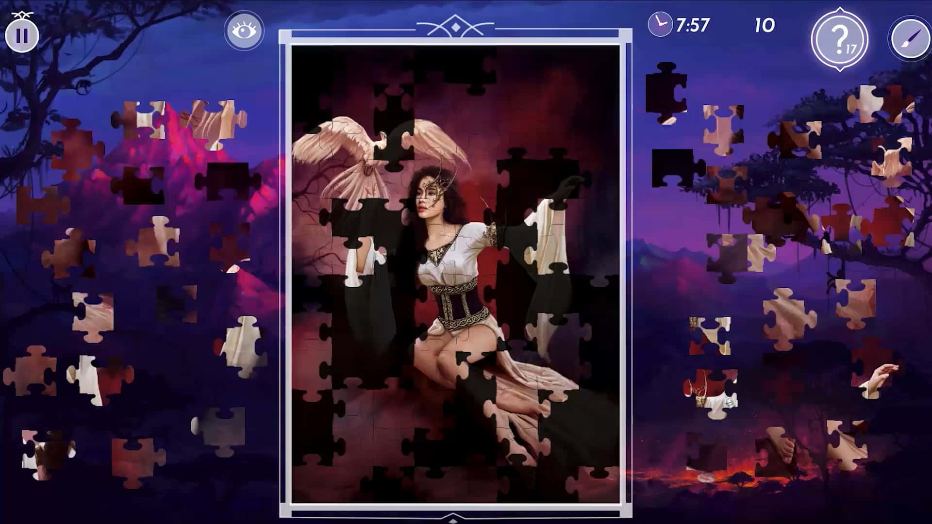 #3. Dark Fantasy 2: Jigsaw Puzzle (GOG) От: MediBang Games