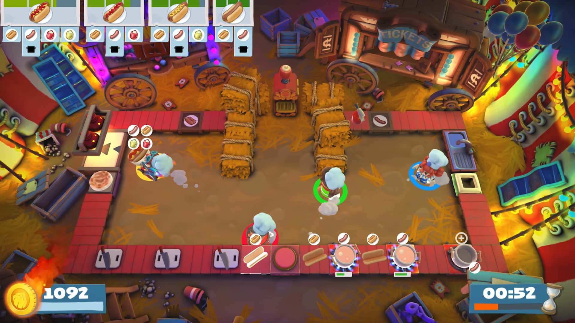 #3. Overcooked! 2 - Carnival of Chaos (GOG) 由: Team17 Digital LTD.