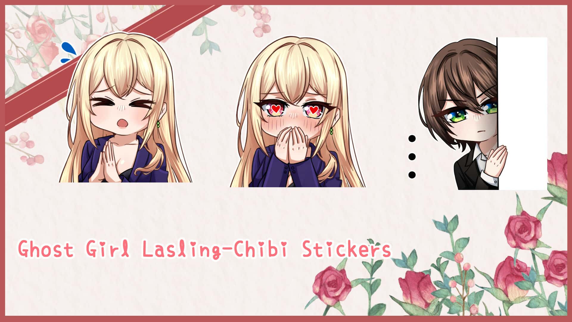 Ghost Girl Lasling - Chibi Stickers (GOG) بواسطة: MediBang Games