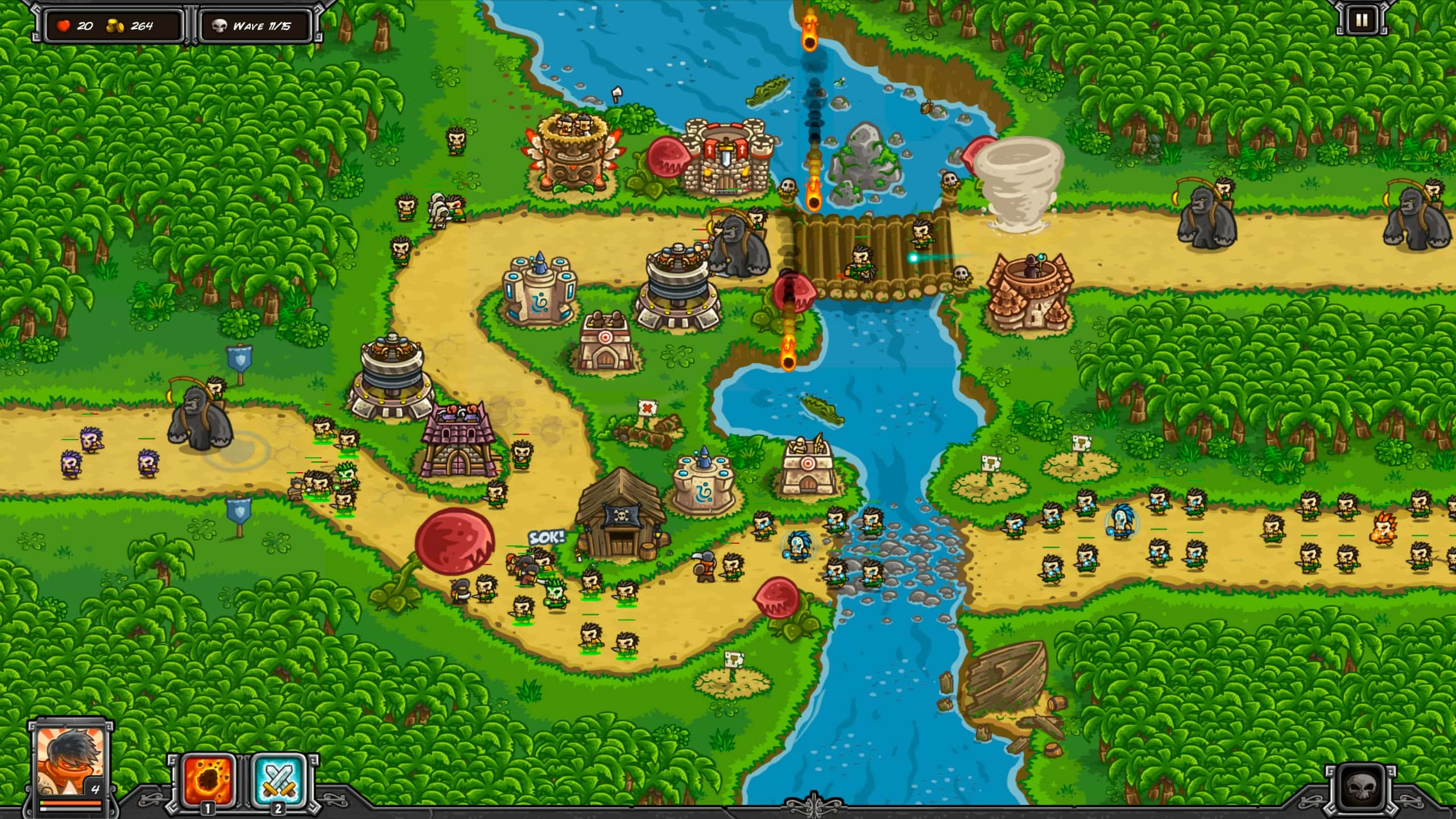 #2. Kingdom Rush: Frontiers (GOG) 由: Ironhide Game Studio