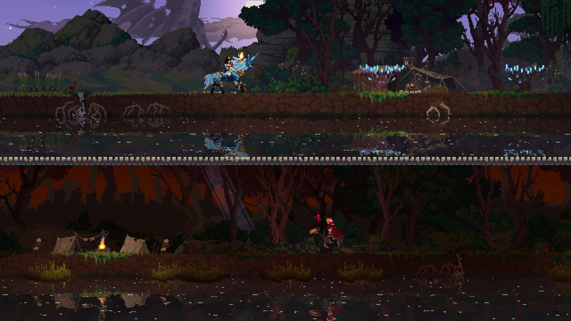 #1. Kingdom Two Crowns (GOG) Bởi: Raw Fury