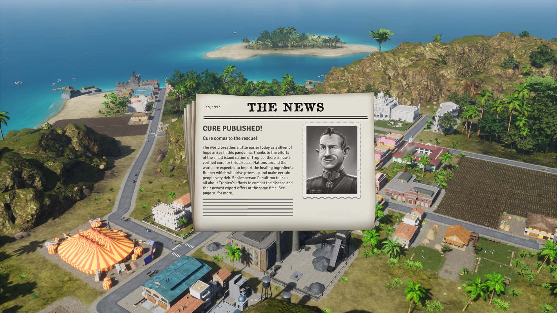 #3. Tropico 6 - Going Viral (GOG) Podle: Kalypso Media