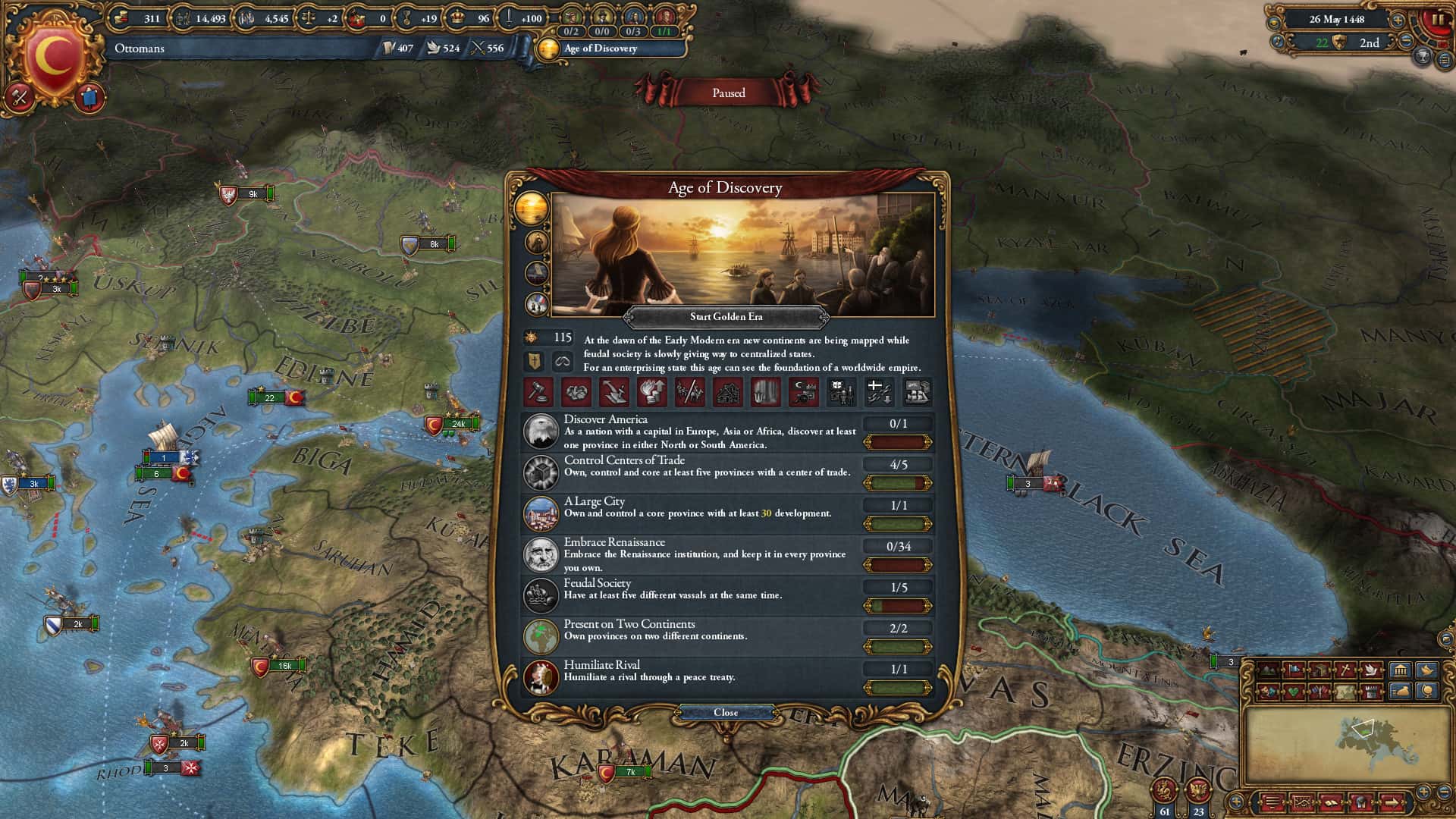 #4. Expansion - Europa Universalis IV: Mandate of Heaven (GOG) 由: Paradox Interactive