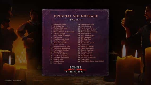 #1. Songs of Conquest - Original Soundtrack (GOG) Podle: Coffee Stain Publishing