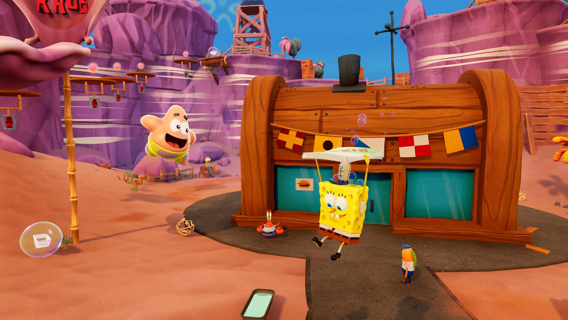 #3. SpongeBob SquarePants: The Cosmic Shake (GOG) 由: THQ Nordic GmbH