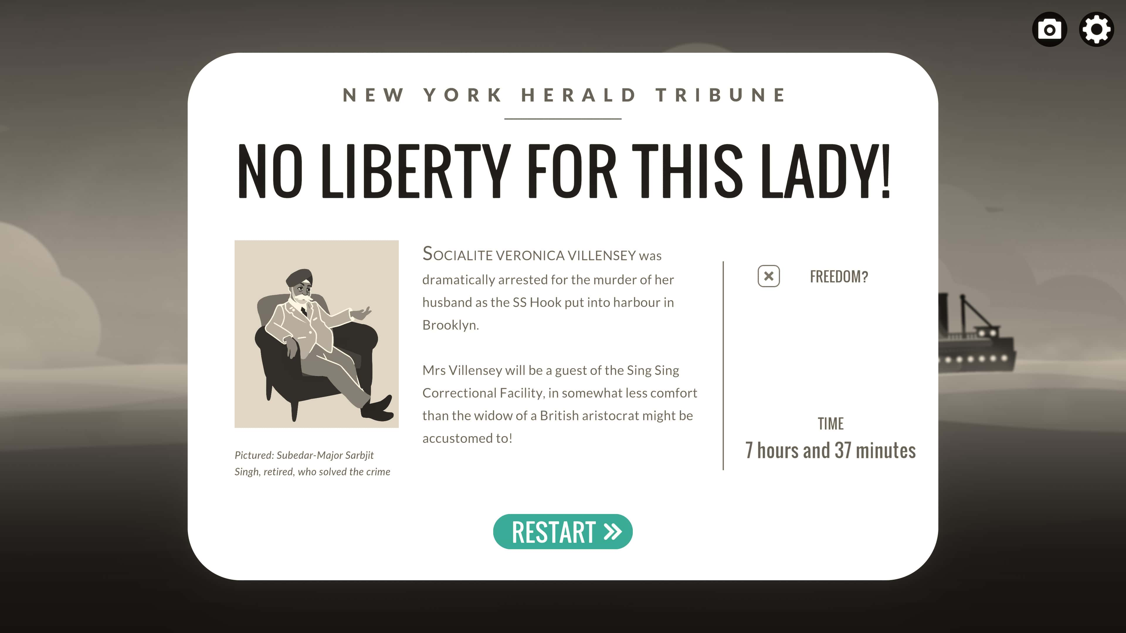 #4. Overboard! (GOG) 由: inkle Ltd