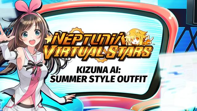 Neptunia Virtual Stars - Kizuna AI: Summer Style Outfit
