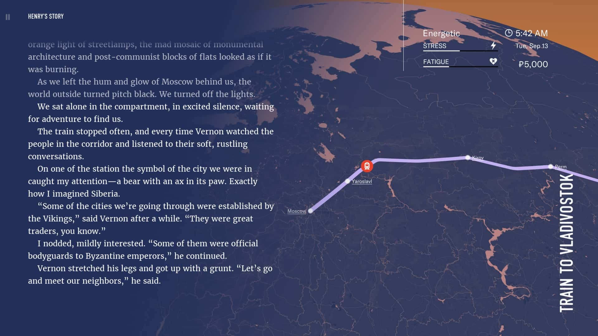 #6. Wanderlust: Transsiberian (GOG) โดย: Pretty Soon