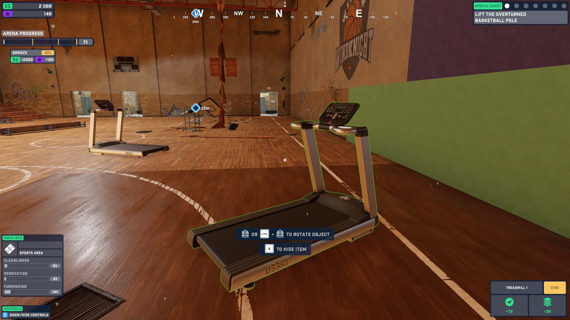 #1. Arena Renovation (GOG) 由: PlayWay S.A., FreeMind S.A.