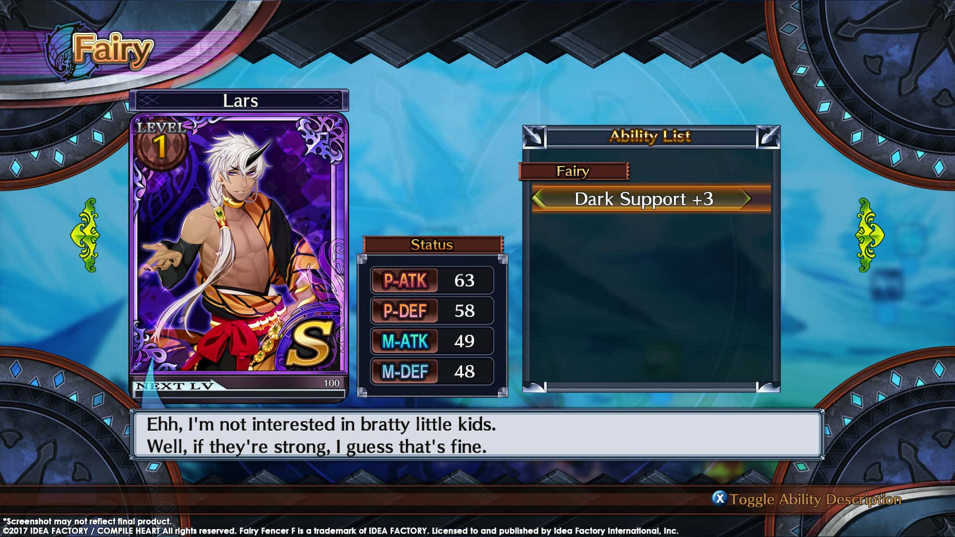 #2. Fairy Fencer F: Advent Dark Force - Fairy Set 3: Lars and Foxer (GOG) От: Idea Factory International
