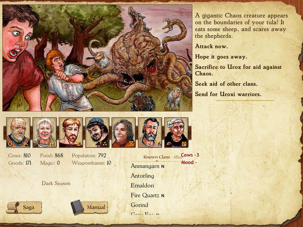 #3. King of Dragon Pass (GOG) โดย: HeroCraft