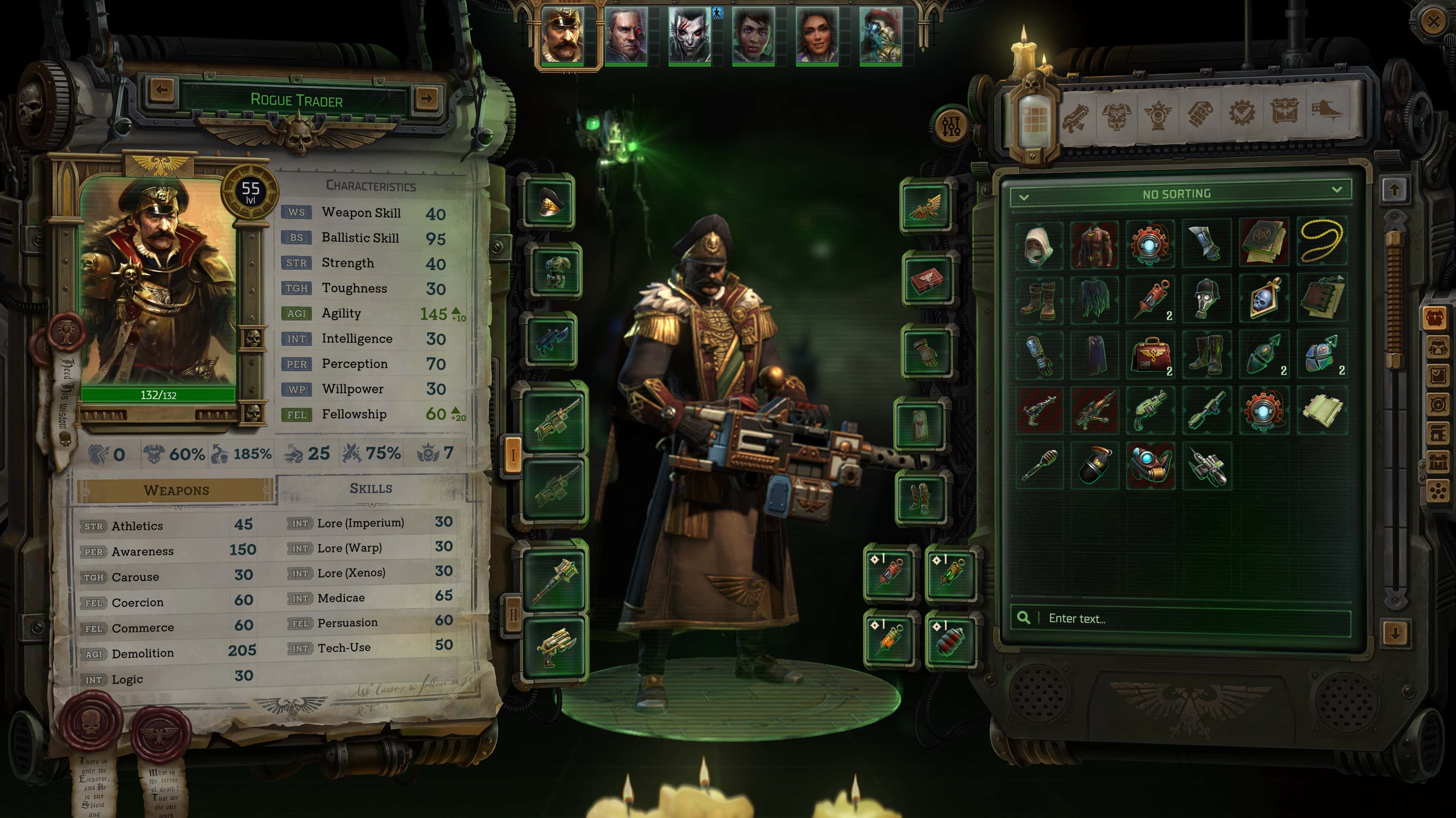 #4. Warhammer 40,000: Rogue Trader (GOG) Göre: Owlcat Games
