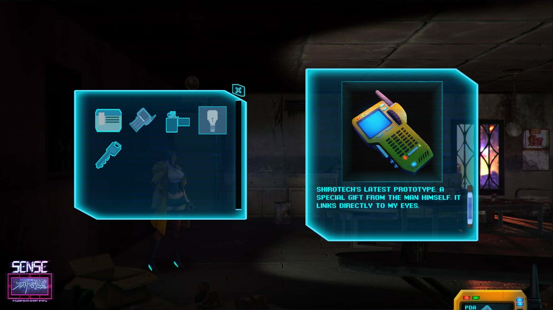 #5. Sense - 不祥的预感: A Cyberpunk Ghost Story (GOG) 由: Top Hat Studios Inc