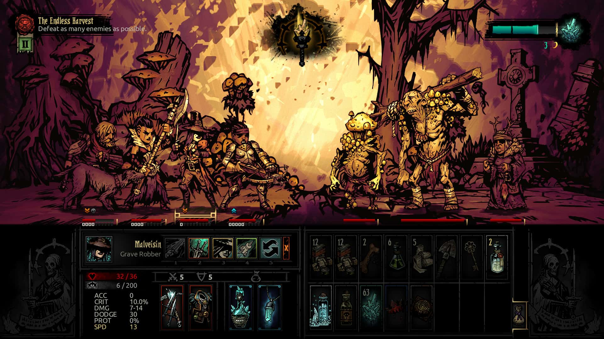 #9. Darkest Dungeon®: The Color Of Madness (GOG) 由: Red Hook Studios