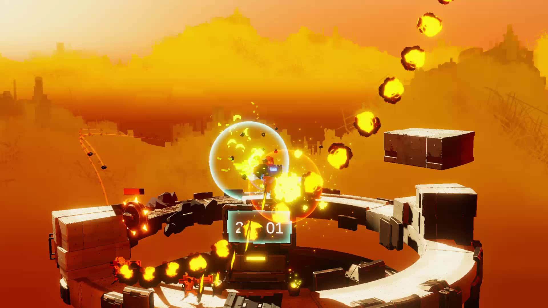 #6. Orbital Bullet – The 360° Rogue-lite (GOG) Bởi: Assemble Entertainment