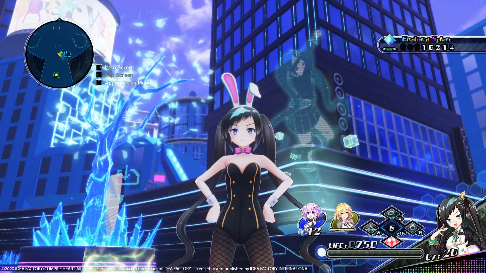 #2. Neptunia Virtual Stars - Bunny Outfit: V-Idol Set (GOG) By: Idea Factory International