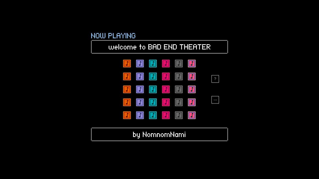 #6. BAD END THEATER - Game + OST (GOG) Bởi: NomnomNami